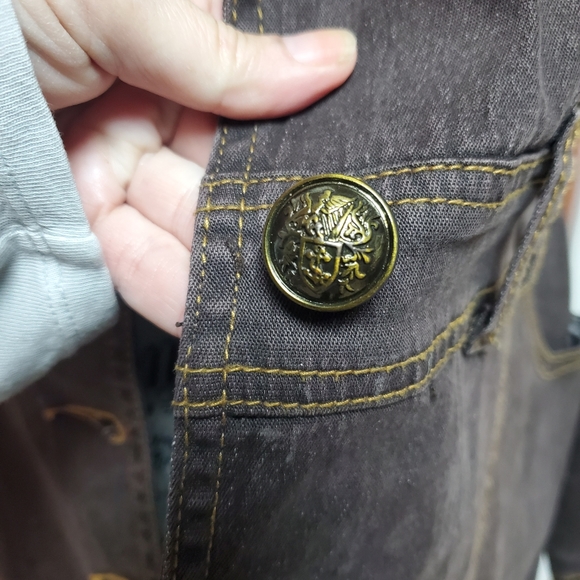 Diane Gilman long brown coat - Picture 7 of 8